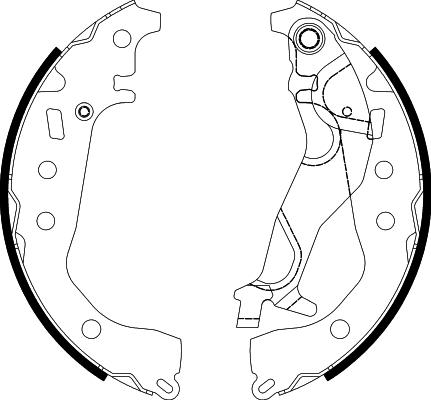 HELLA 8DB 355 038-251 - Bremžu loku komplekts www.autospares.lv