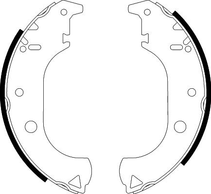 HELLA 8DB 355 038-261 - Bremžu loku komplekts autospares.lv