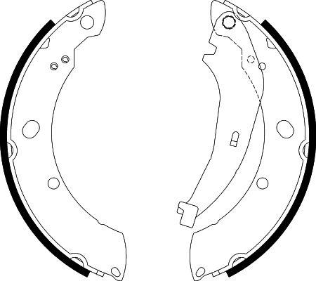 HELLA 8DB 355 038-221 - Bremžu loku komplekts autospares.lv