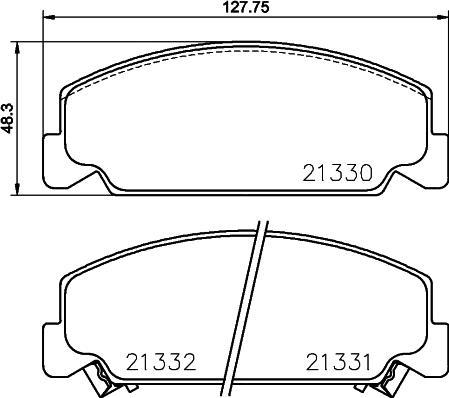 HELLA 8DB 355 029-131 - Bremžu uzliku kompl., Disku bremzes www.autospares.lv