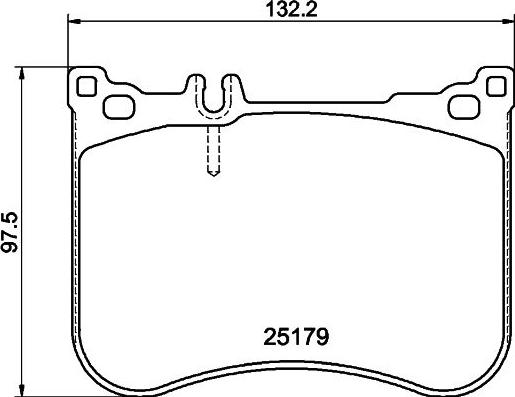 HELLA 8DB 355 026-591 - Bremžu uzliku kompl., Disku bremzes www.autospares.lv