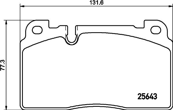 HELLA 8DB 355 021-331 - Bremžu uzliku kompl., Disku bremzes www.autospares.lv