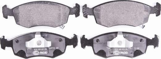 HELLA 8DB 355 021-751 - Bremžu uzliku kompl., Disku bremzes www.autospares.lv