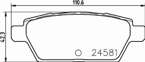 HELLA 8DB 355 023-971 - Bremžu uzliku kompl., Disku bremzes www.autospares.lv