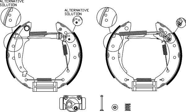 HELLA 8DB 355 022-681 - Bremžu loku komplekts www.autospares.lv