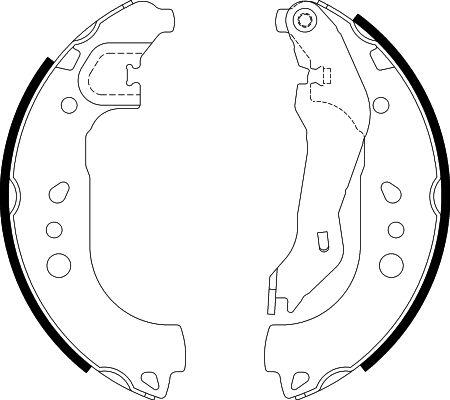 HELLA 8DB 355 022-131 - Bremžu loku komplekts www.autospares.lv