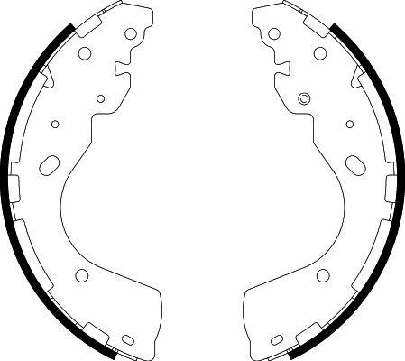 HELLA 8DB 355 022-241 - Bremžu loku komplekts www.autospares.lv