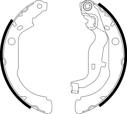 HELLA 8DB 355 022-261 - Bremžu loku komplekts www.autospares.lv