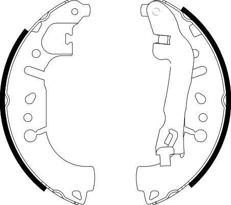 HELLA 8DB 355 022-271 - Bremžu loku komplekts www.autospares.lv