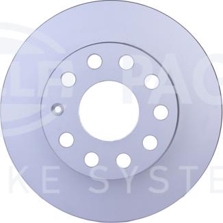 HELLA 8DD 355 109-641 - Тормозной диск www.autospares.lv