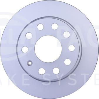 HELLA 8DD 355 109-601 - Тормозной диск www.autospares.lv