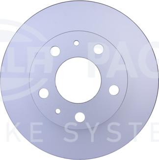 HELLA 8DD 355 109-021 - Тормозной диск www.autospares.lv