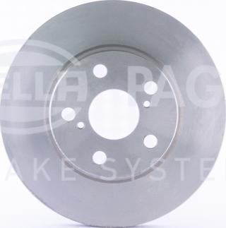 HELLA 8DD 355 104-901 - Тормозной диск www.autospares.lv