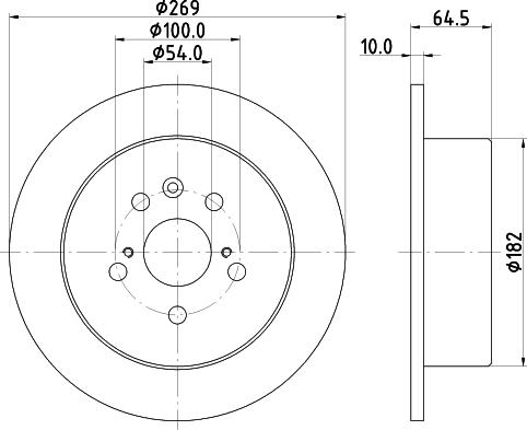 HELLA 8DD 355 104-061 - Bremžu diski www.autospares.lv