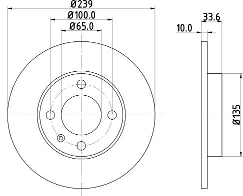 HELLA 8DD 355 104-191 - Bremžu diski www.autospares.lv