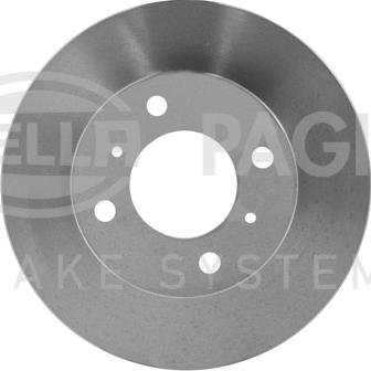 HELLA 8DD 355 105-761 - Bremžu diski www.autospares.lv