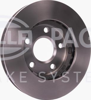 HELLA 8DD 355 106-011 - Тормозной диск www.autospares.lv