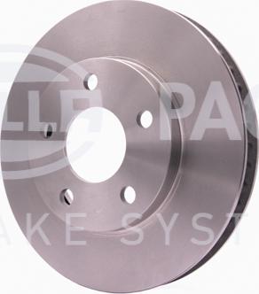 HELLA 8DD 355 106-011 - Тормозной диск www.autospares.lv