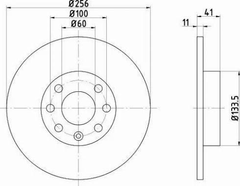 HELLA 8DD 355 106-031 - Bremžu diski www.autospares.lv