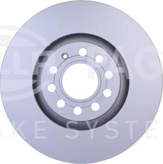 HELLA 8DD 355 107-631 - Тормозной диск www.autospares.lv