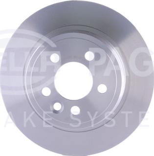 HELLA 8DD 355 107-261 - Bremžu diski autospares.lv