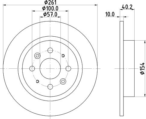 HELLA 8DD 355 114-081 - Bremžu diski www.autospares.lv