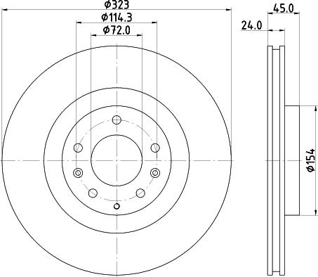 HELLA 8DD 355 115-201 - Bremžu diski www.autospares.lv