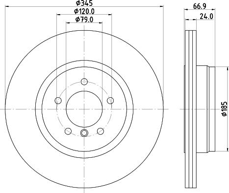 HELLA 8DD 355 110-042 - Bremžu diski www.autospares.lv