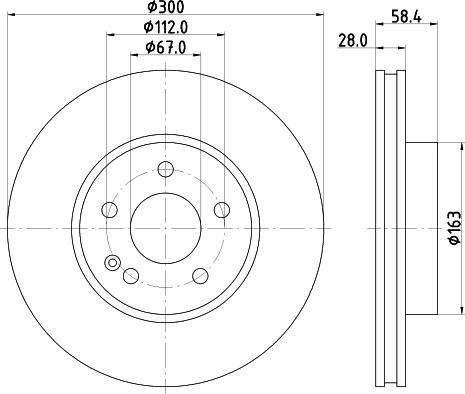 HELLA 8DD 355 110-071 - Bremžu diski www.autospares.lv