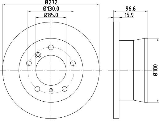 HELLA 8DD 355 111-901 - Bremžu diski www.autospares.lv