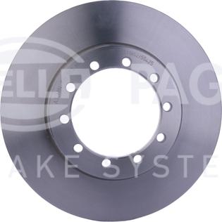 HELLA 8DD 355 118-521 - Bremžu diski www.autospares.lv