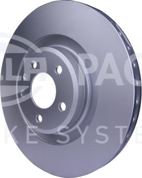 HELLA 8DD 355 113-951 - Тормозной диск www.autospares.lv