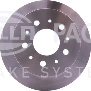 HELLA 8DD 355 113-711 - Тормозной диск www.autospares.lv