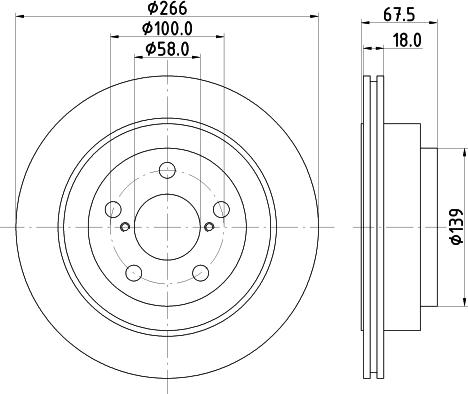 HELLA 8DD 355 112-341 - Bremžu diski www.autospares.lv