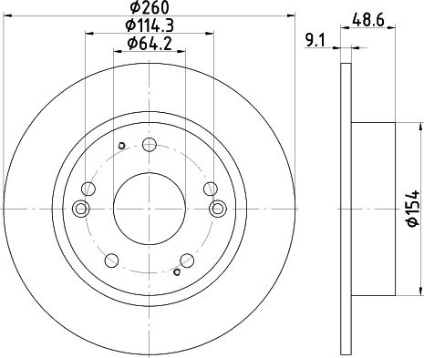 HELLA 8DD 355 117-091 - Bremžu diski www.autospares.lv