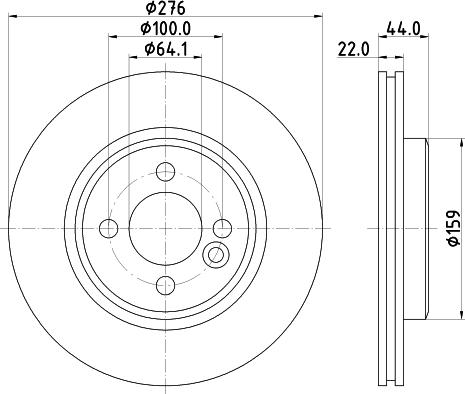 HELLA 8DD 355 131-981 - Bremžu diski www.autospares.lv