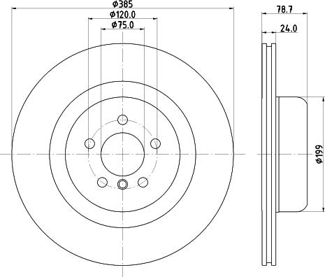 HELLA 8DD 355 133-001 - Bremžu diski www.autospares.lv