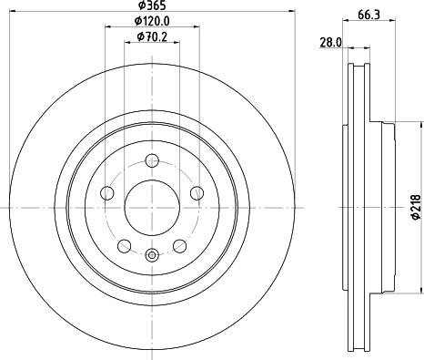 HELLA 8DD 355 132-901 - Bremžu diski www.autospares.lv