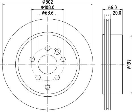 HELLA 8DD 355 124-261 - Bremžu diski www.autospares.lv