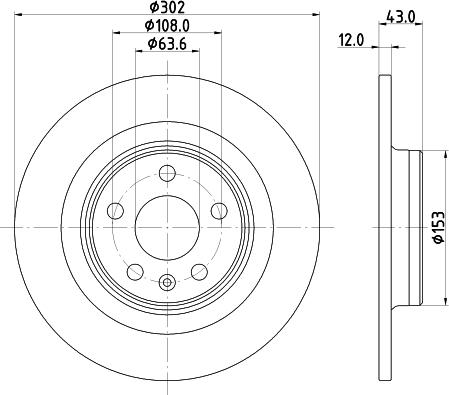 HELLA 8DD 355 126-991 - Bremžu diski www.autospares.lv