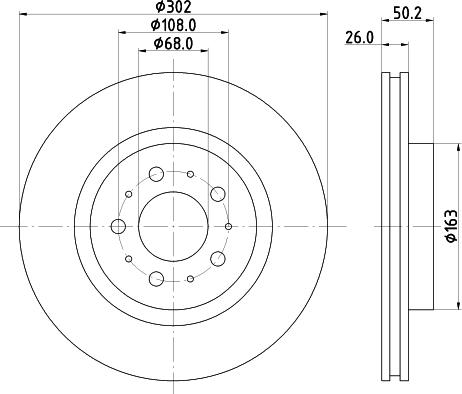 HELLA 8DD 355 126-002 - Bremžu diski www.autospares.lv