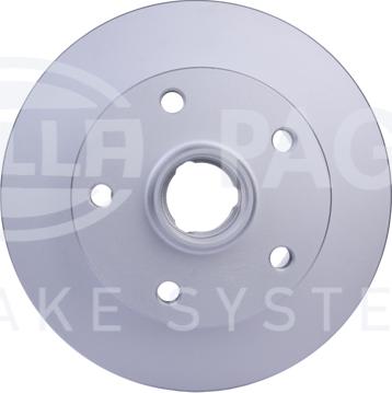 HELLA 8DD 355 120-151 - Тормозной диск www.autospares.lv