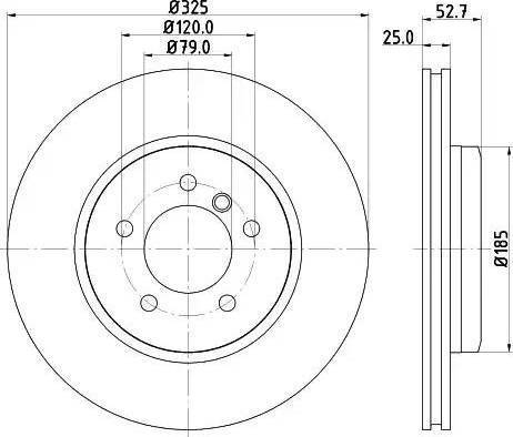 HELLA 8DD 355 121-021 - Bremžu diski www.autospares.lv