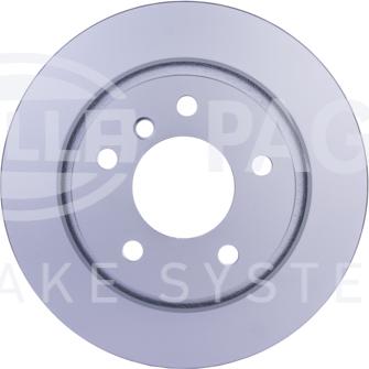 HELLA 8DD 355 128-511 - Тормозной диск www.autospares.lv