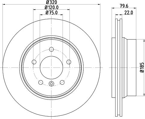 HELLA 8DD 355 123-881 - Bremžu diski www.autospares.lv