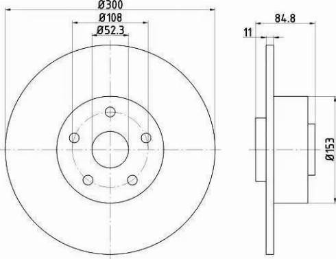 HELLA 8DD 355 113-871 - Brake Disc www.autospares.lv