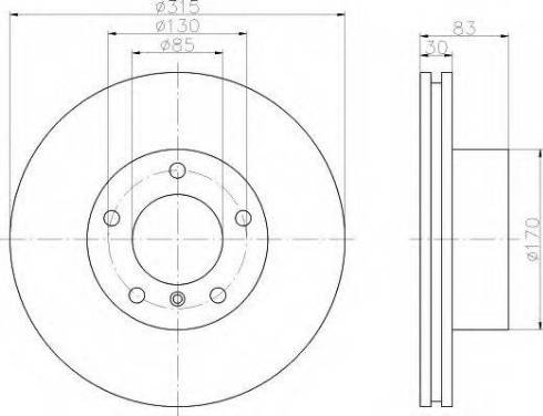 HELLA 8DD 355 122-492 - Bremžu diski www.autospares.lv