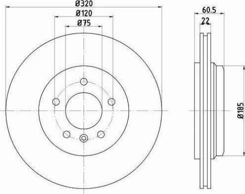 HELLA 8DD 355 122-101 - Bremžu diski www.autospares.lv