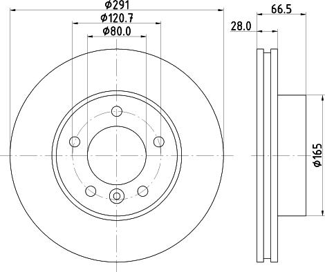 HELLA 8DD 355 122-782 - Bremžu diski www.autospares.lv