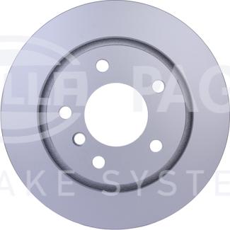 HELLA 8DD 355 127-401 - Тормозной диск www.autospares.lv